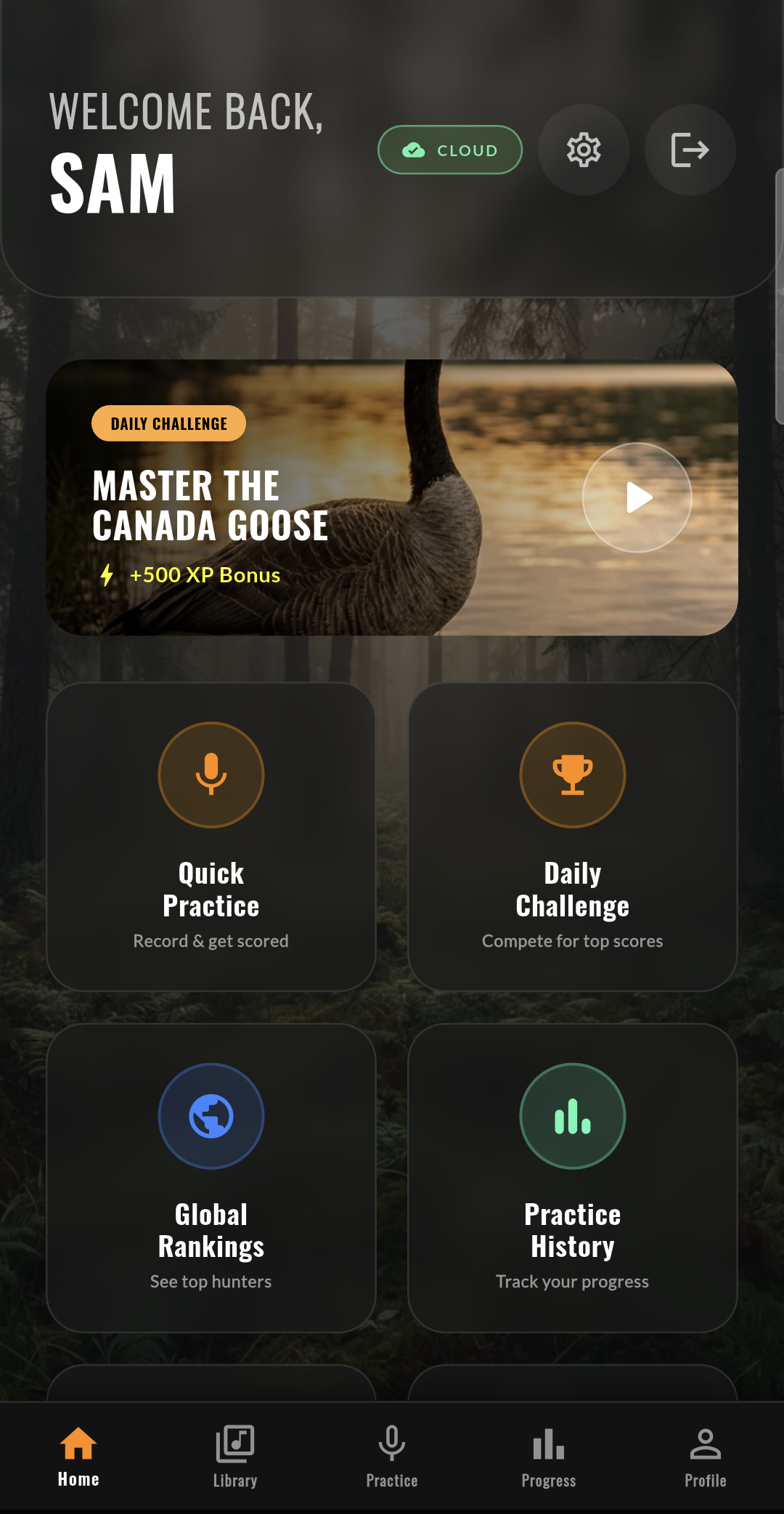 OUTCALL Home Dashboard